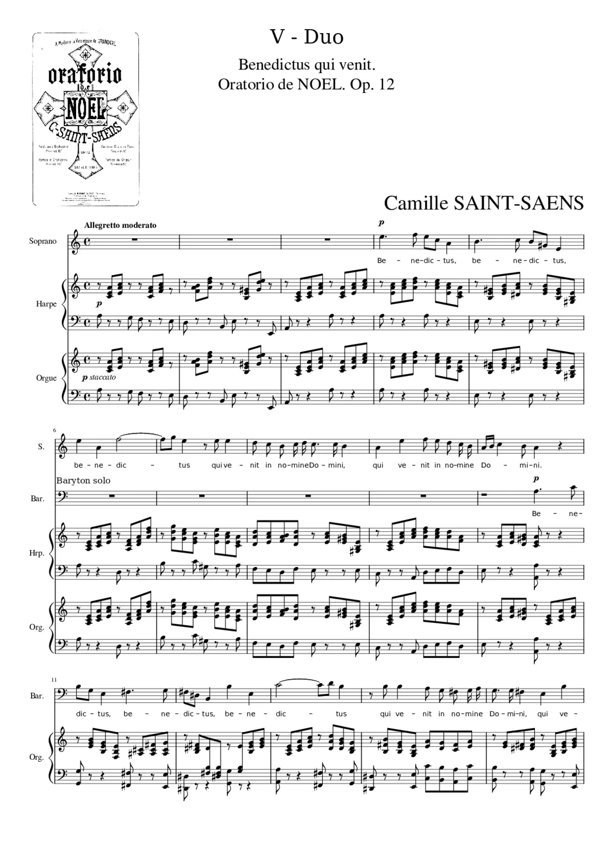 Oratorio de Noël Op.12 - Page 1