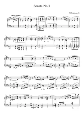 Piano Sonata No.3 Op.58