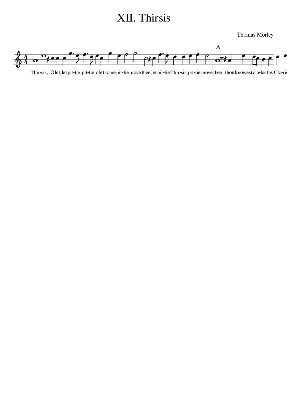 XII. Thirsis - Page 1