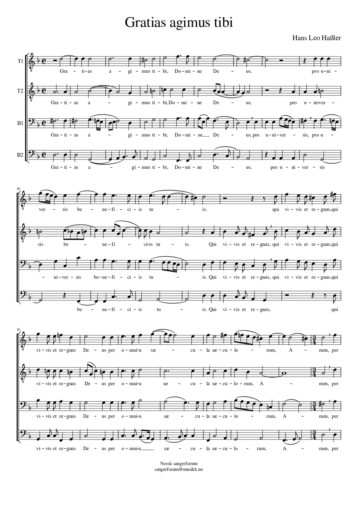 Gratias agimus tibi - Page 1