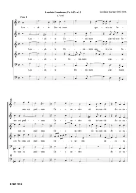 Laudate Dominum (Ps. 147) a 15