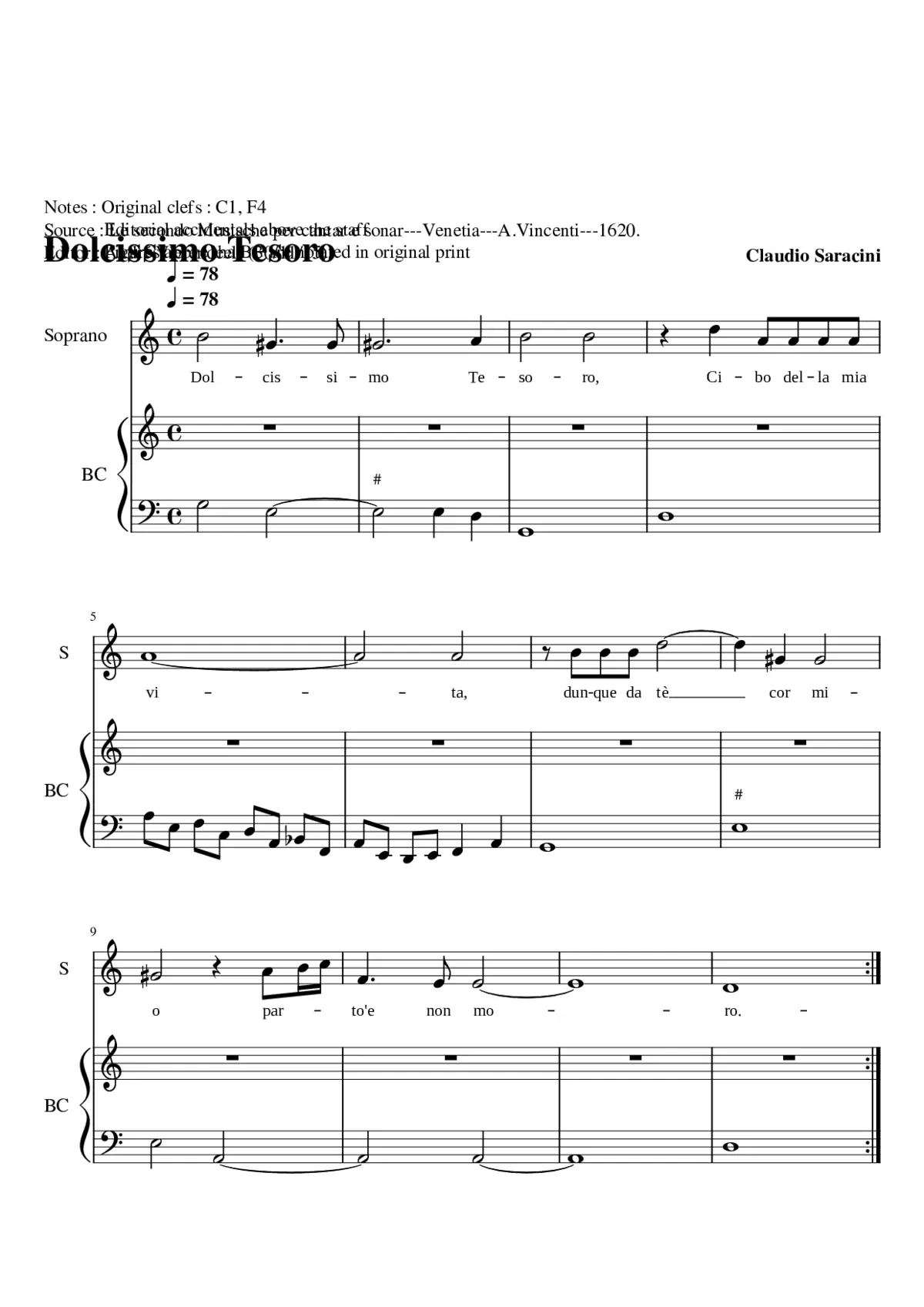 Dolcissimo Tesoro - Page 1