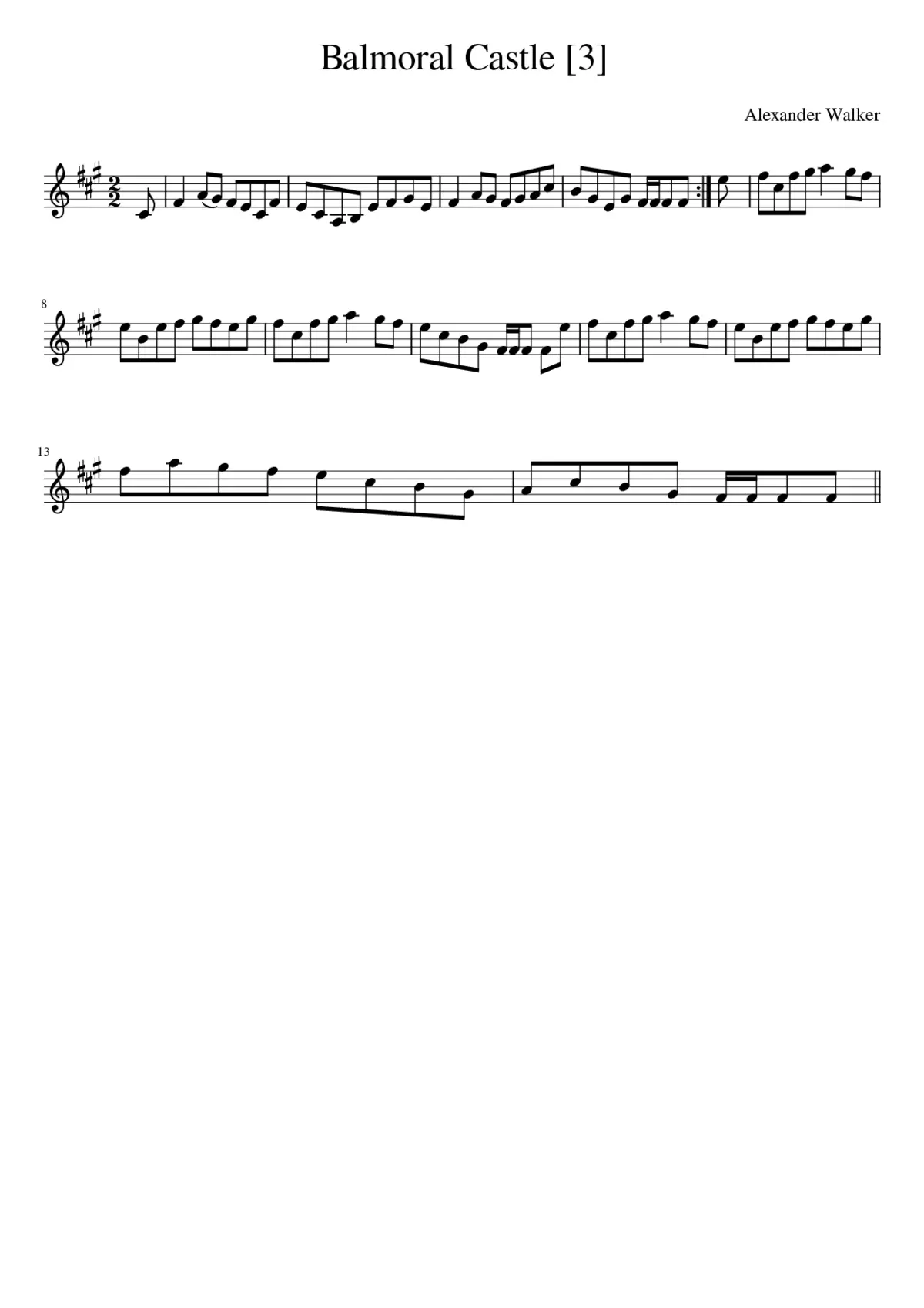 Balmoral Castle - Page 1