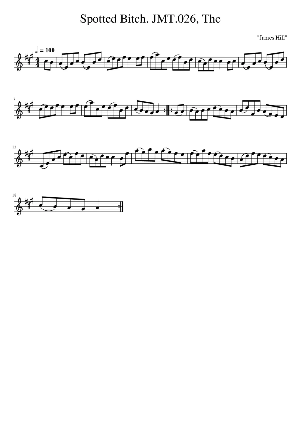 The Spotted Bitch. JMT.026 - Page 1