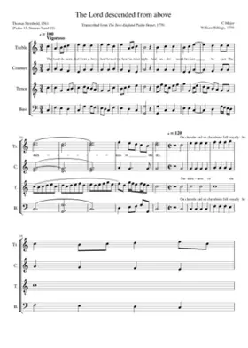 The lord descended from above