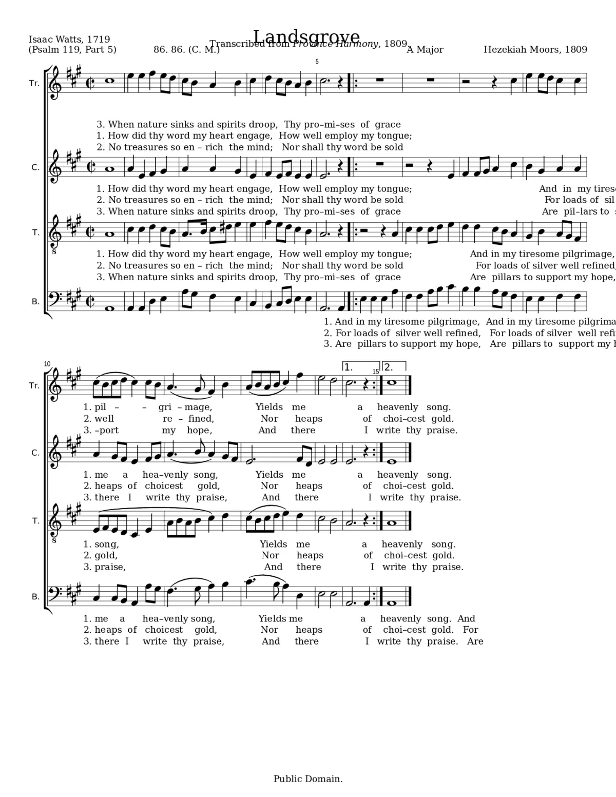 Landsgrove - Hezekiah Moors - Page 1