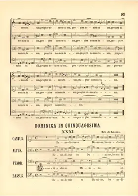Benedictus es Domine