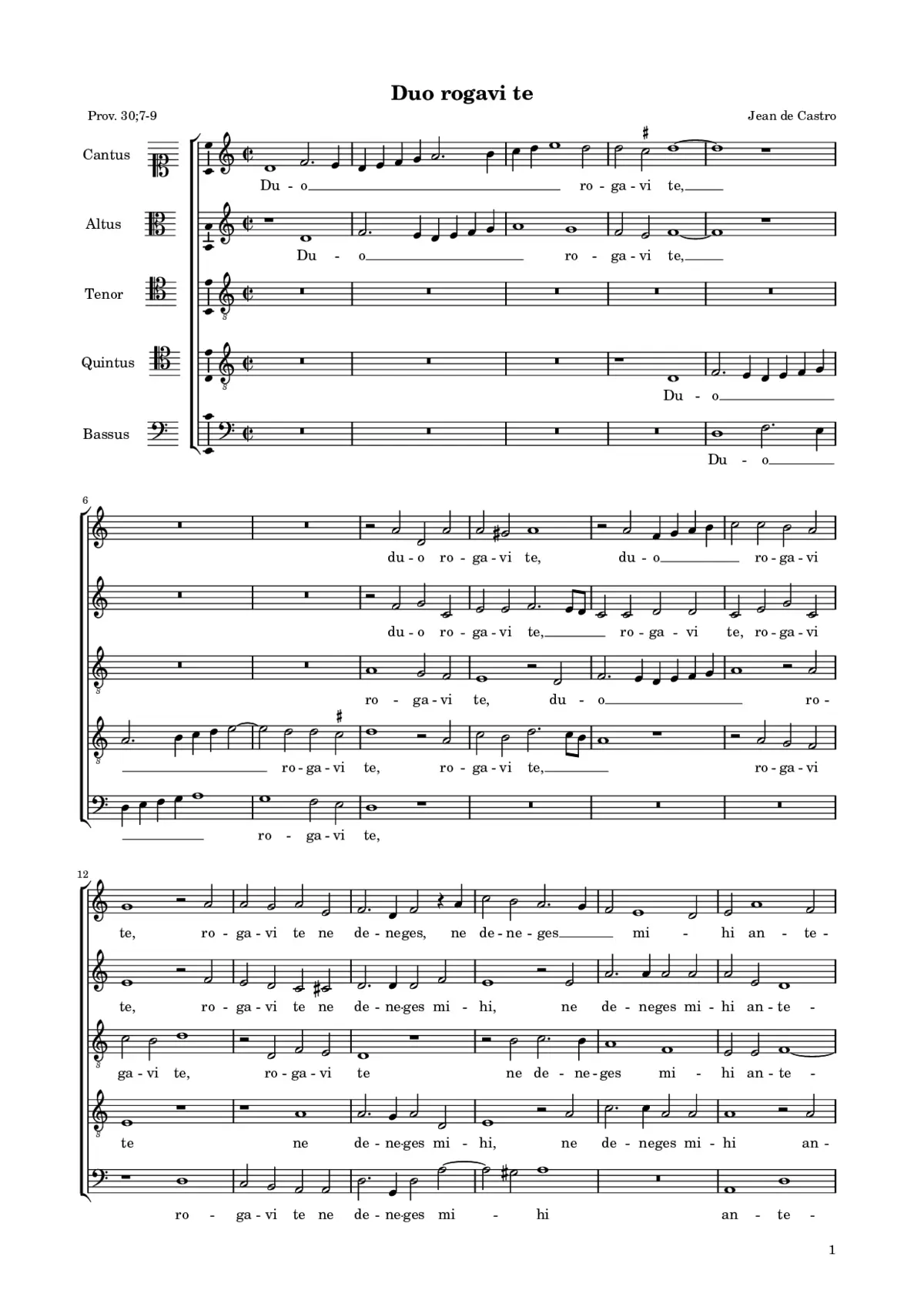Duo rogavi te - Page 1