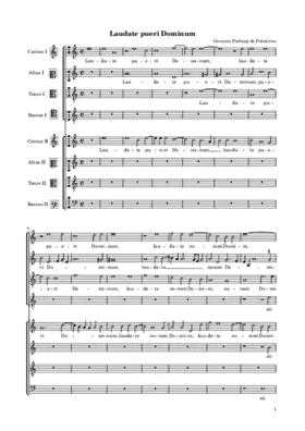 Laudate pueri Dominum