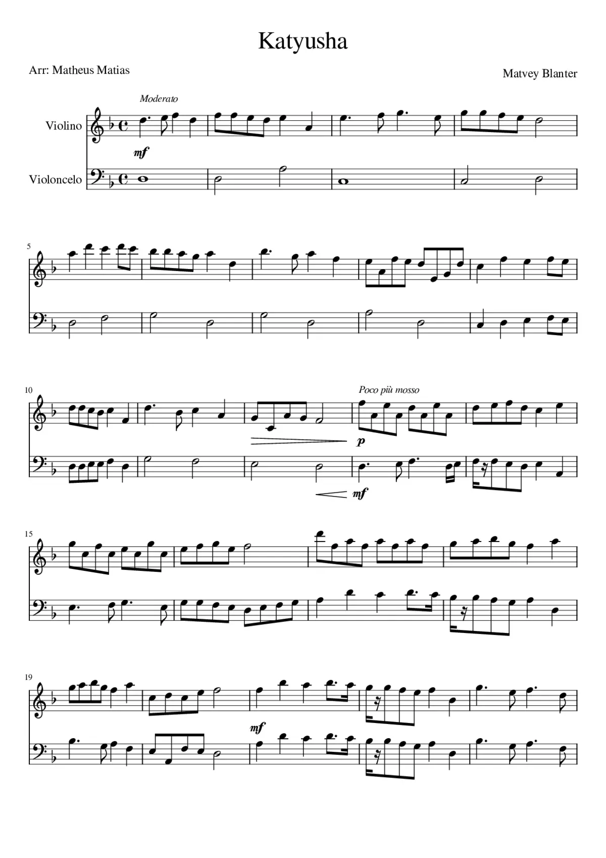 Katyusha - Page 1