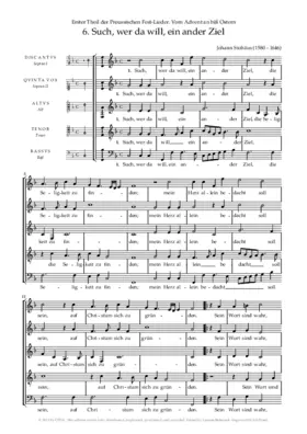 Such, wer da will, ein ander Ziel