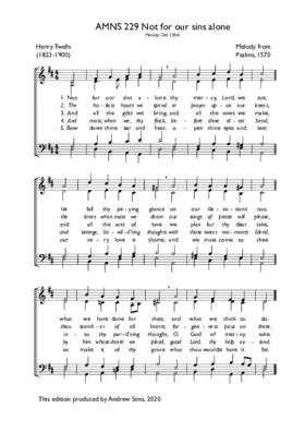 Not for our sins alone