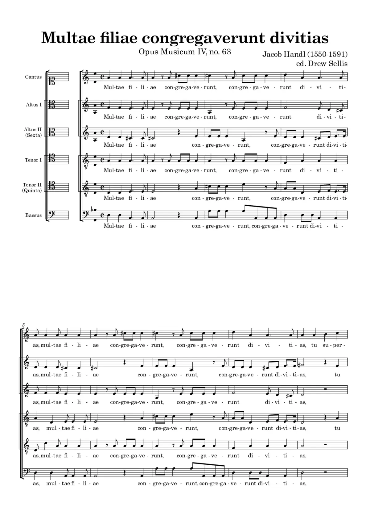 Multae filiae congregaverunt divitias - Page 1