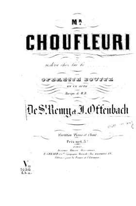 Mr. Choufleuri restera chez lui le ...