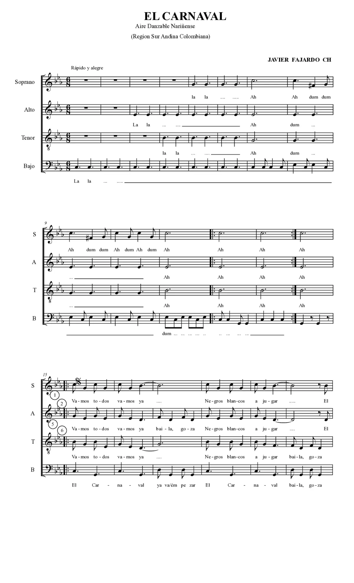 El Carnaval - Page 1
