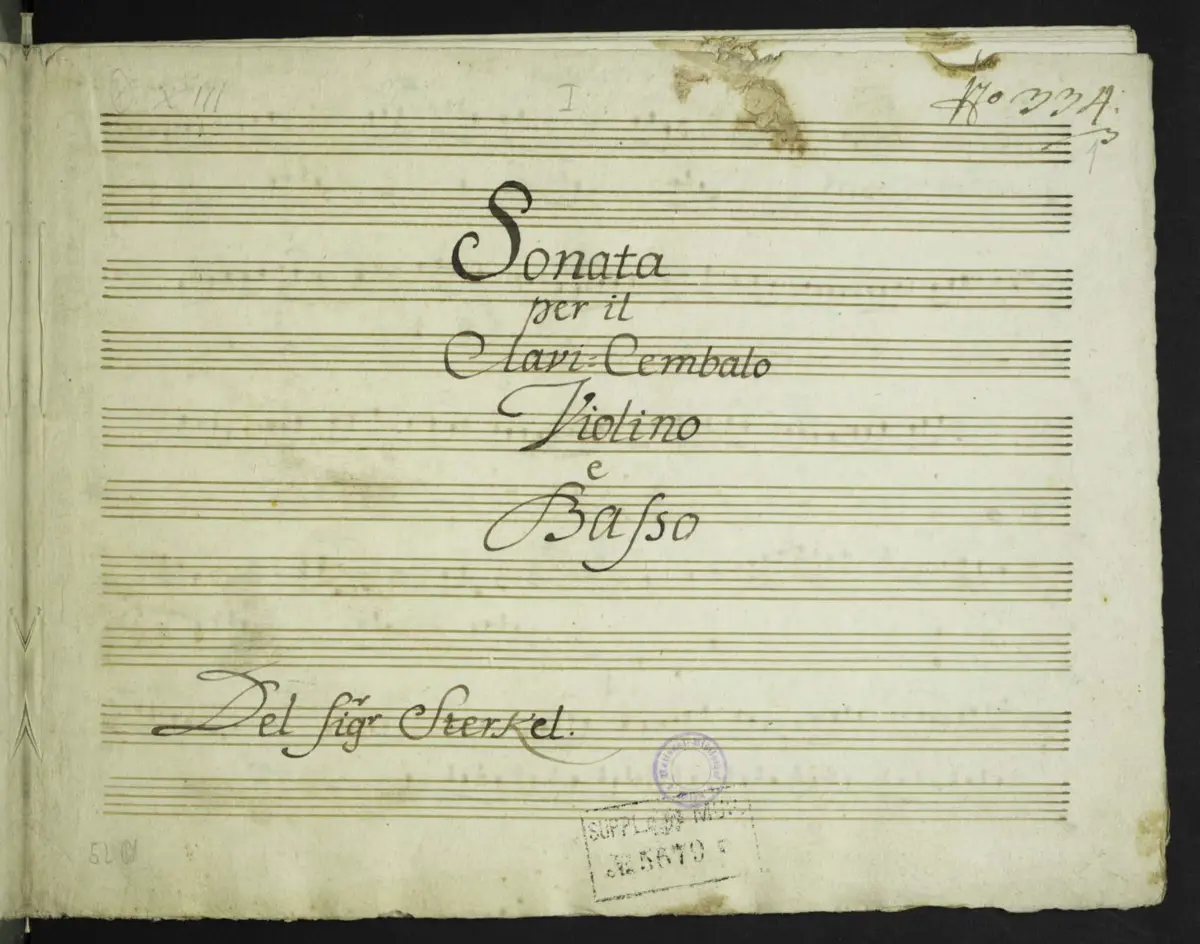 3 Harpsichord Trios - Page 1