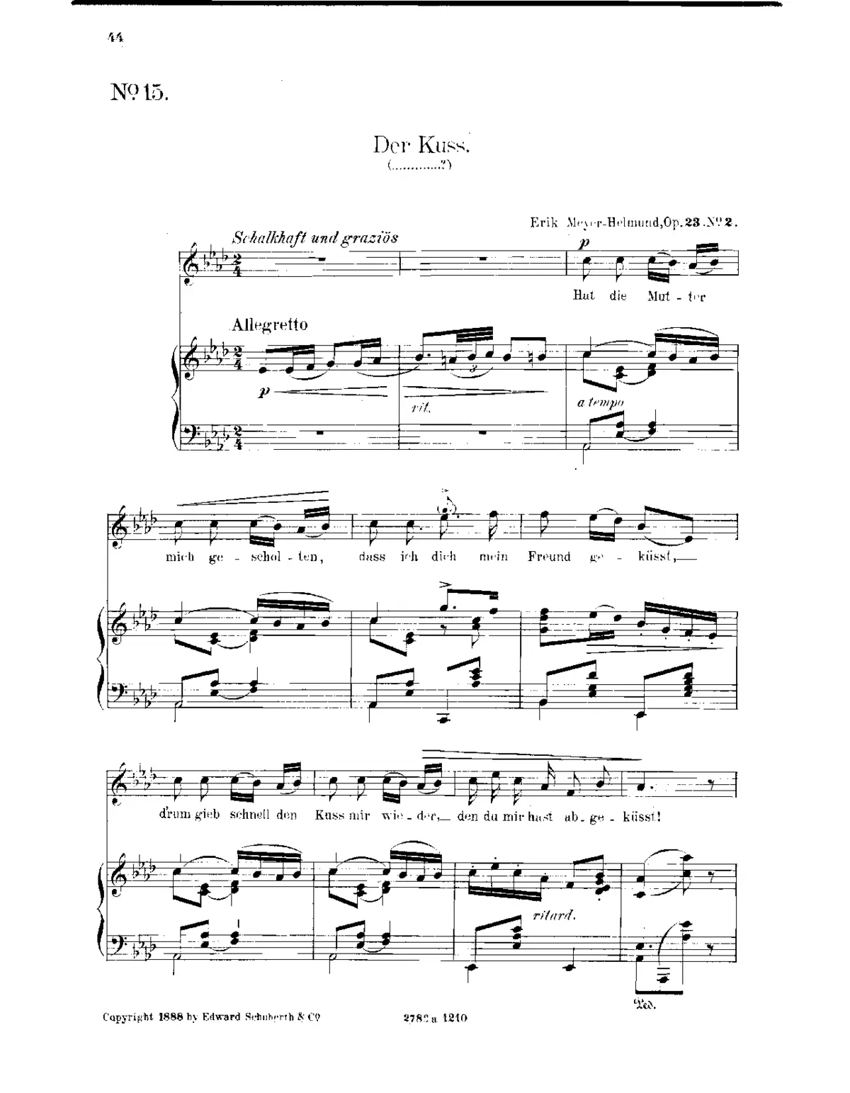 2 Lieder - Page 1
