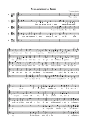 Vous qui aimez les dames