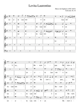 Levita Laurentius - Marco da Gagliano