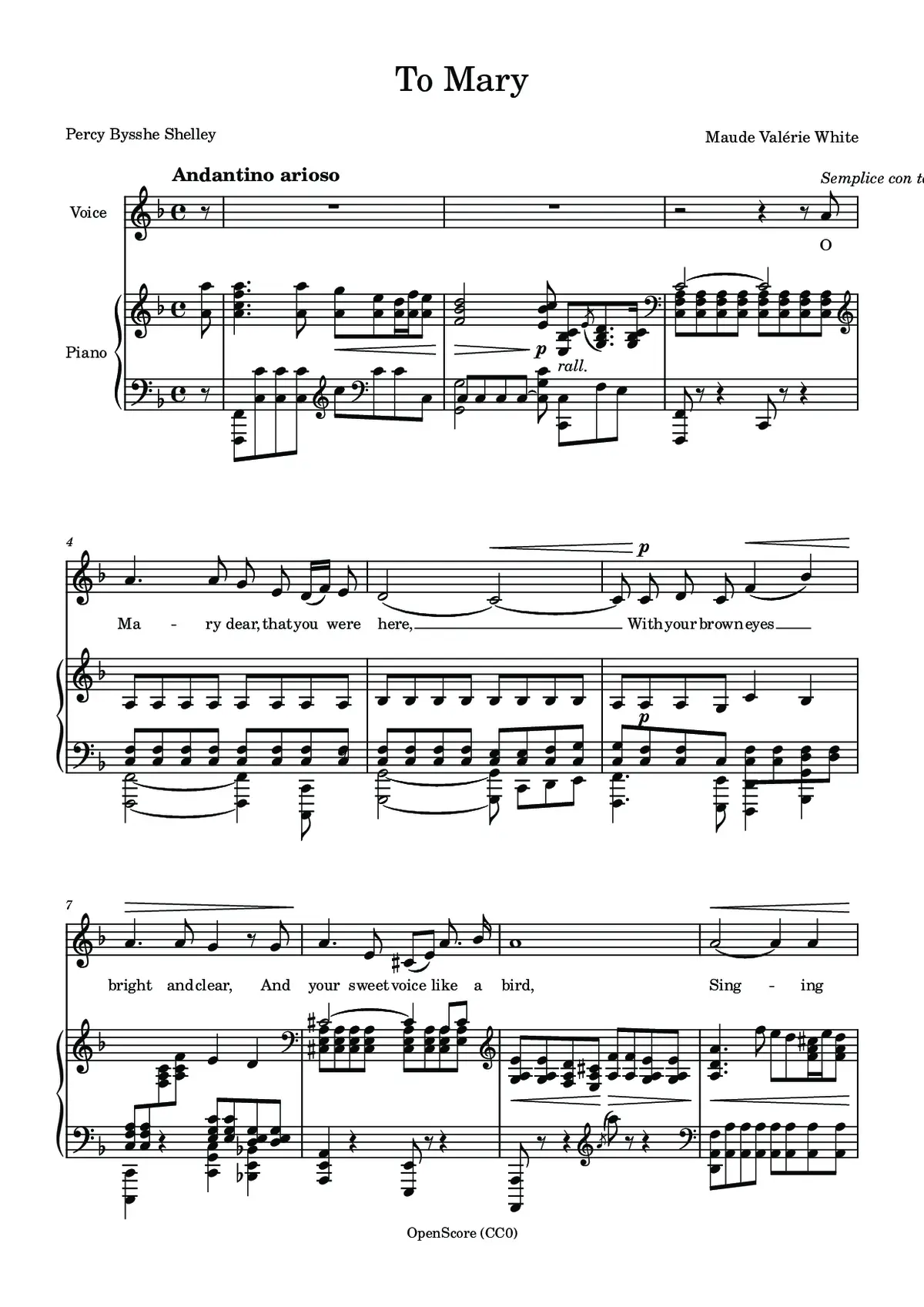 To Mary - Page 1