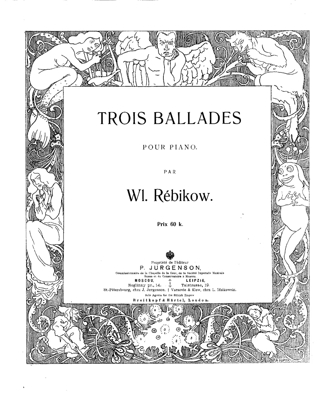 Trois ballades pour piano - Page 1