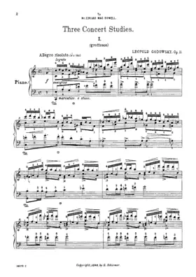 3 Concert Studies, Op.11
