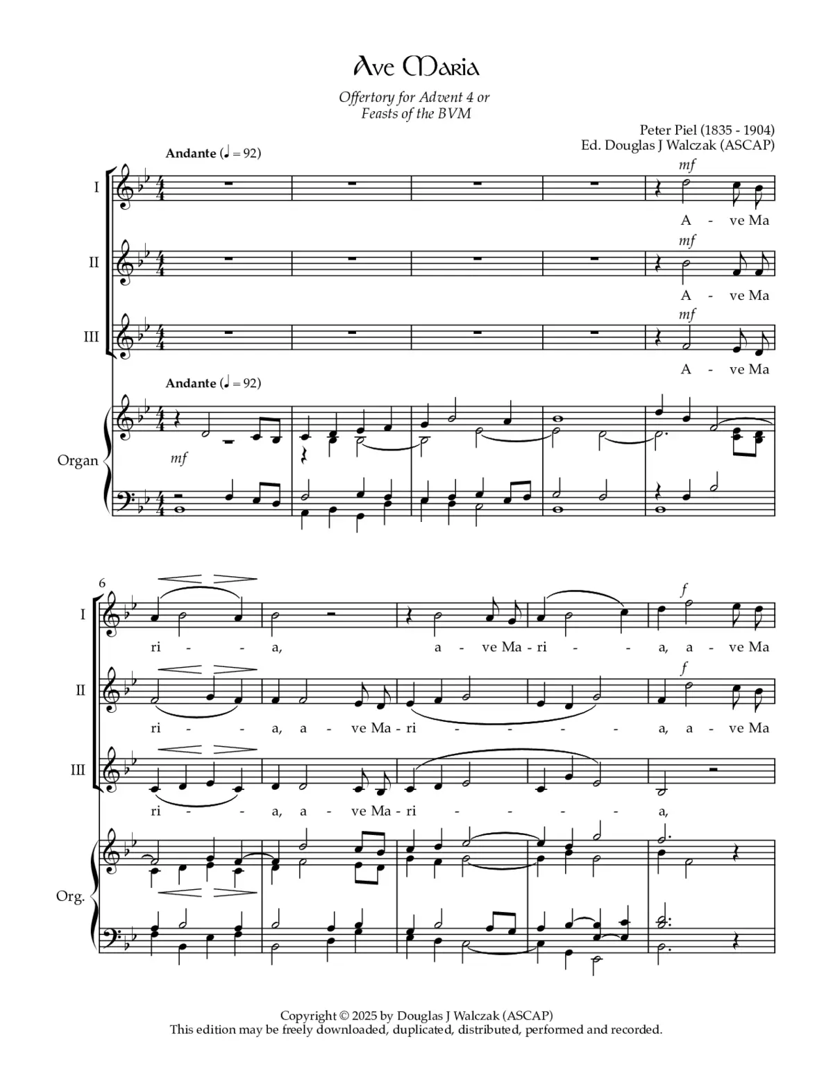 Ave Maria - Page 1