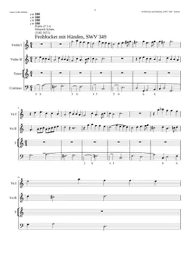 Frohlocket mit Händen SWV 349