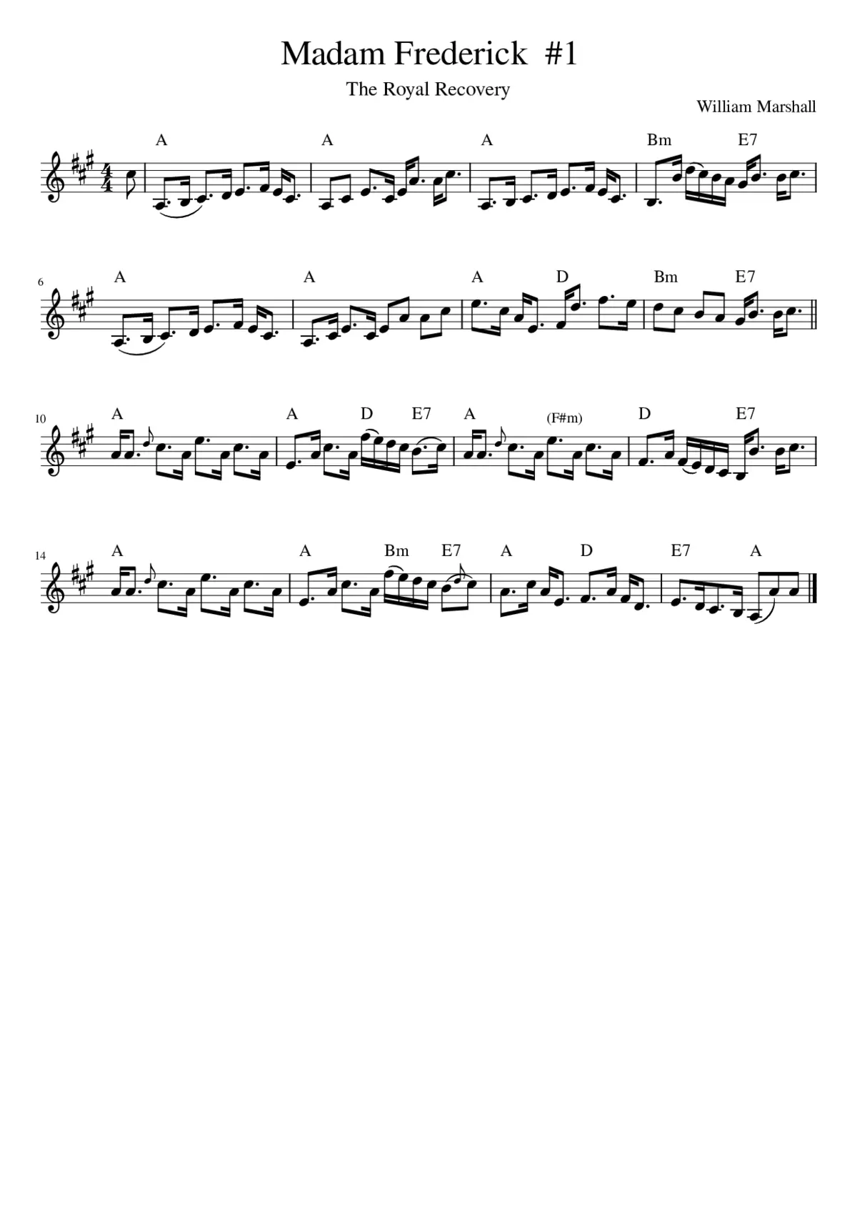 Madam Frederick 1 - Page 1