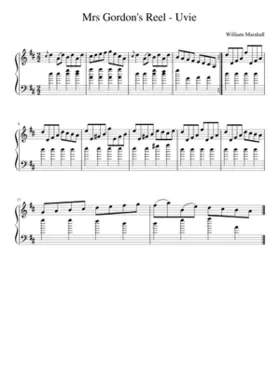 Mrs Gordon's Reel - Uvie