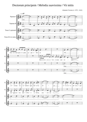 Doctorum principem - Melodia suavissima - Vir mitis