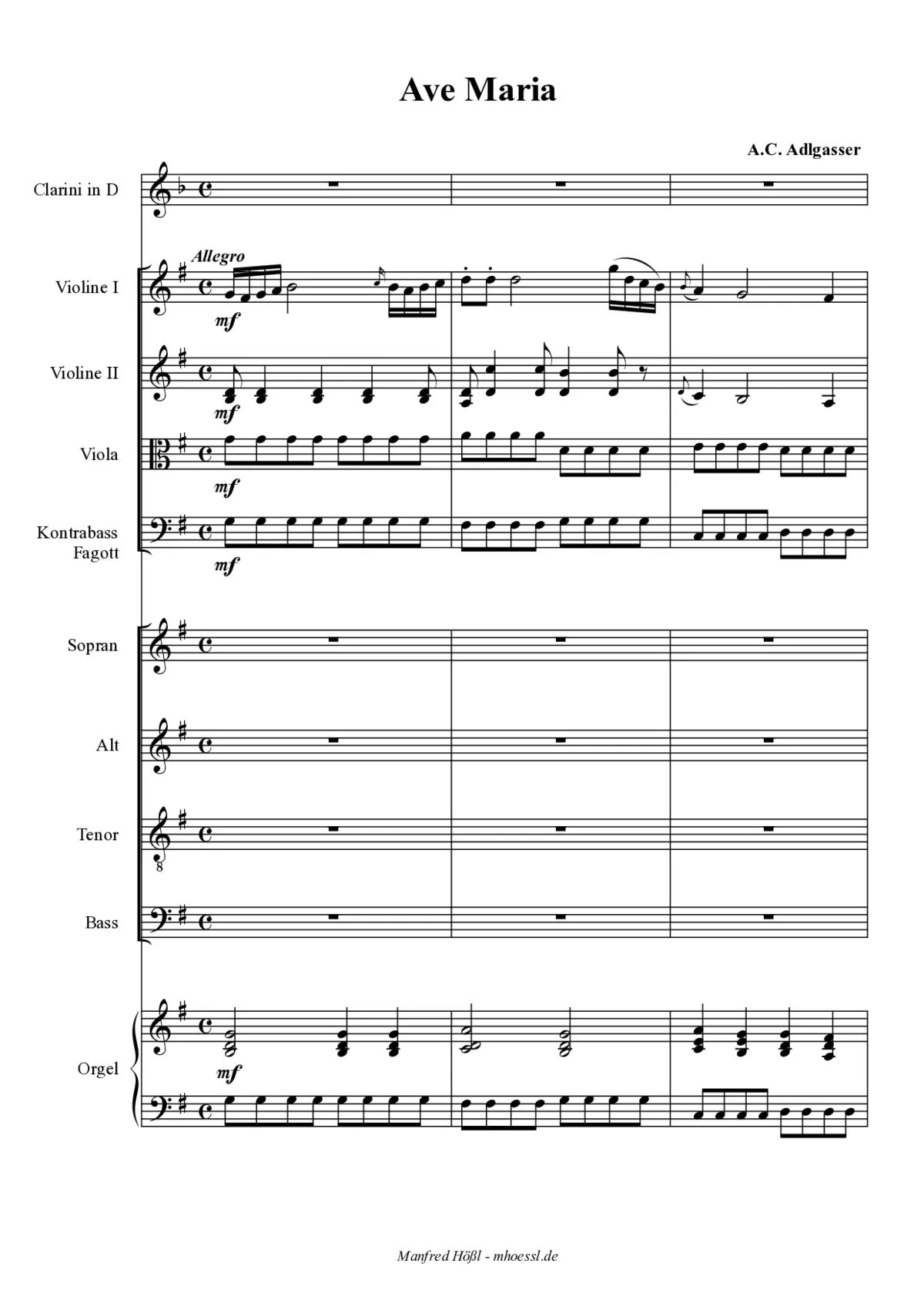 Ave Maria - Page 1