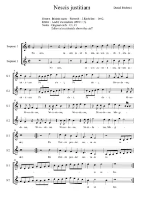 Nescis iustitiam fidei