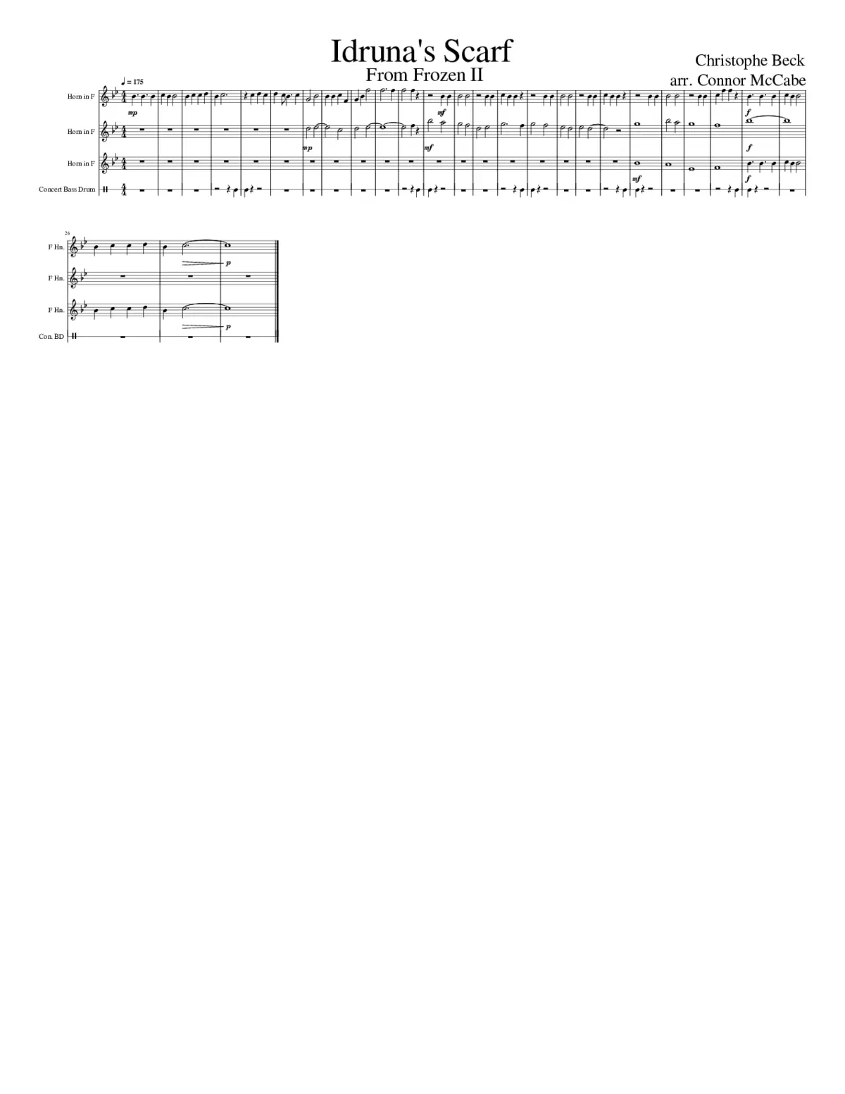 Idruna's Scarf (Frozen 2) - Page 1