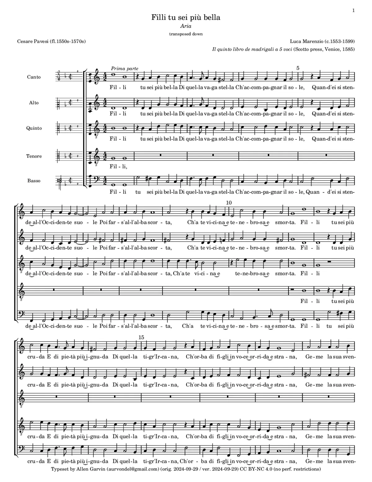 Filli tu sei più bella - Page 1