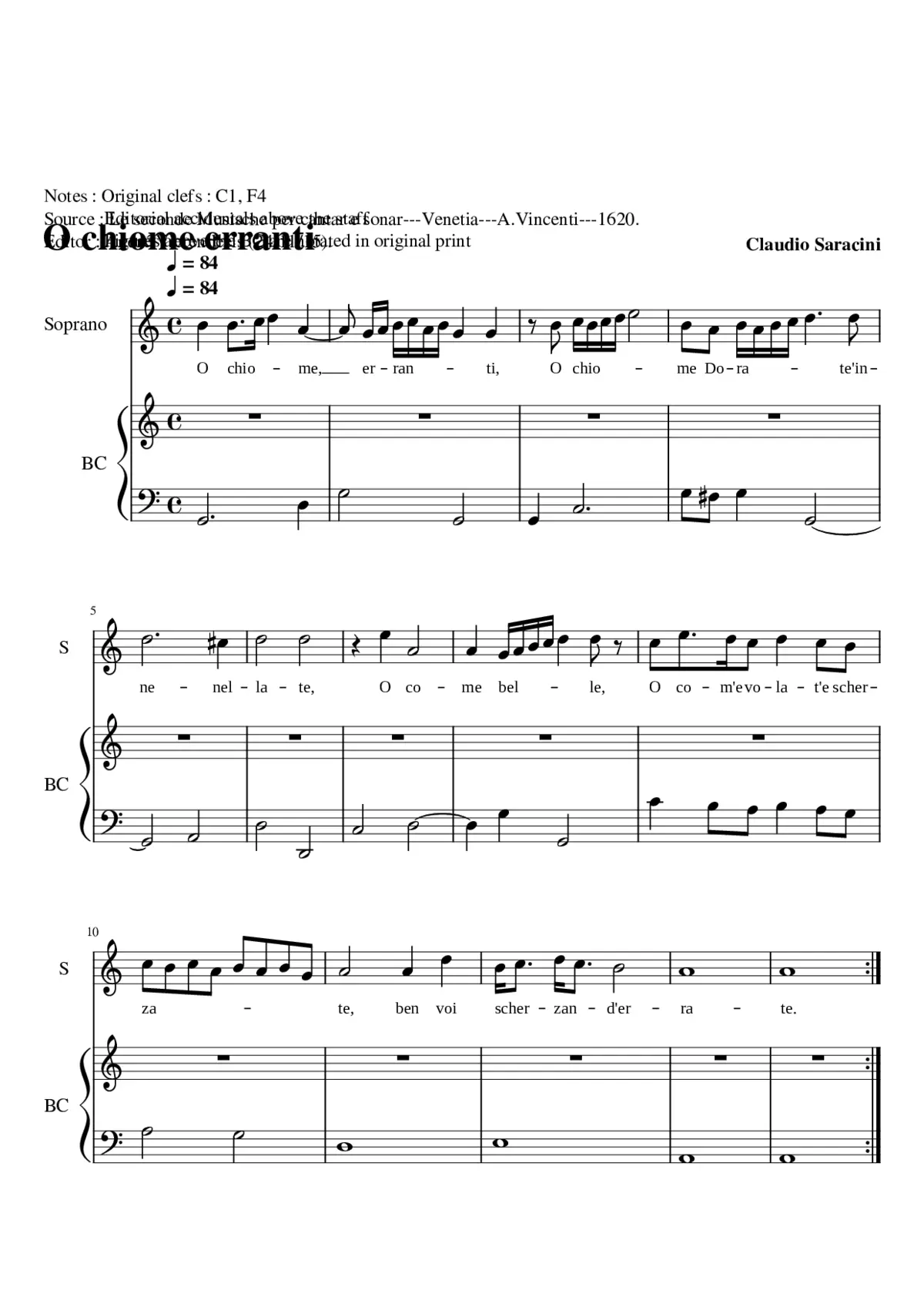 O chiome erranti - Page 1