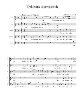 Deh come scherza e ride