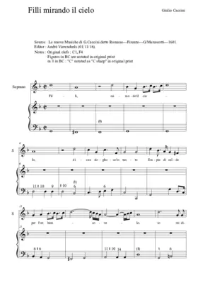 Filli mirando il cielo