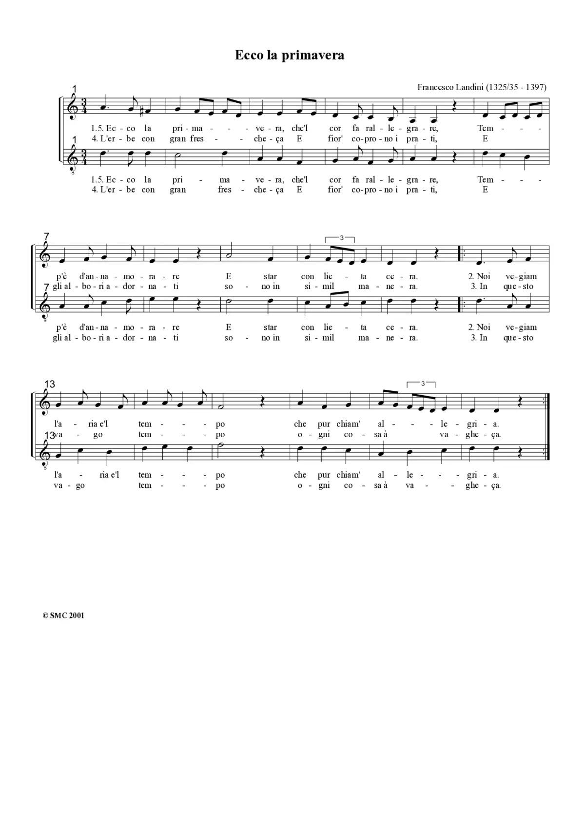 Ecco la primavera - Page 1