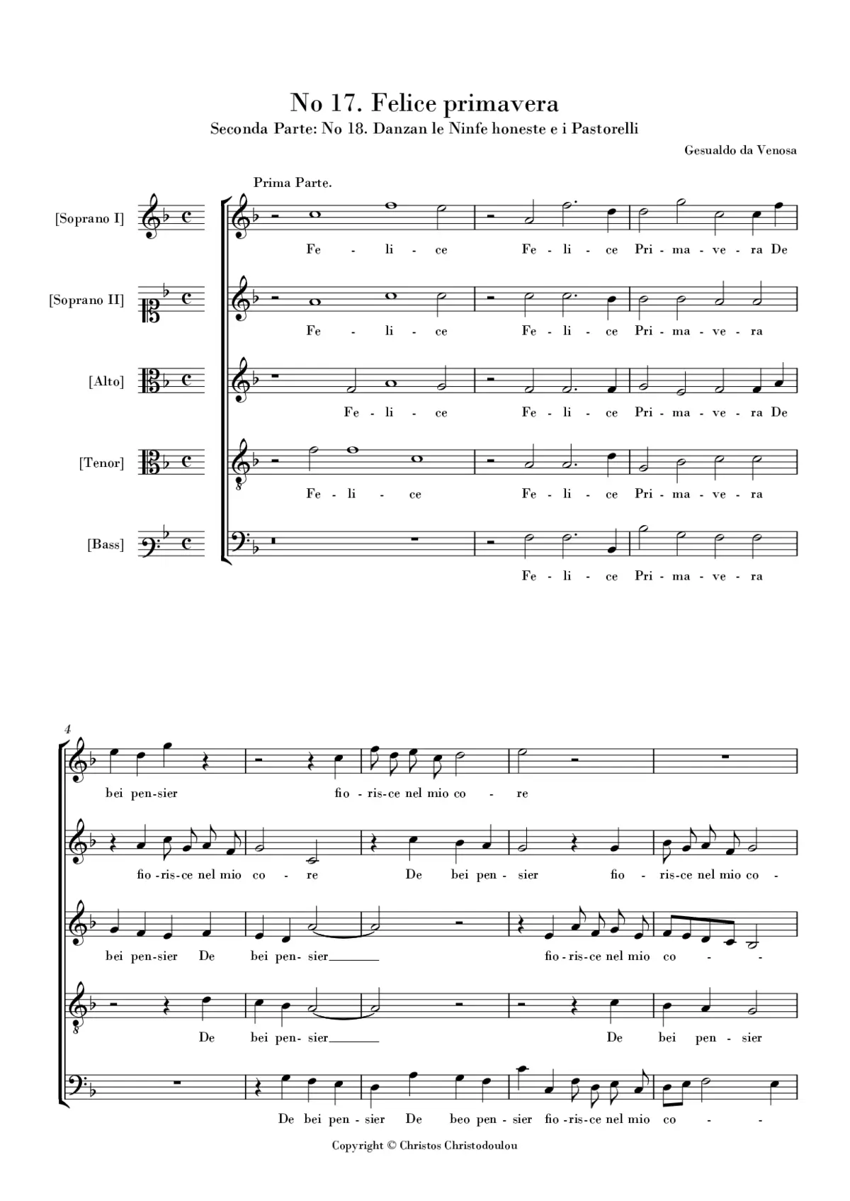 Felice primavera - Page 1