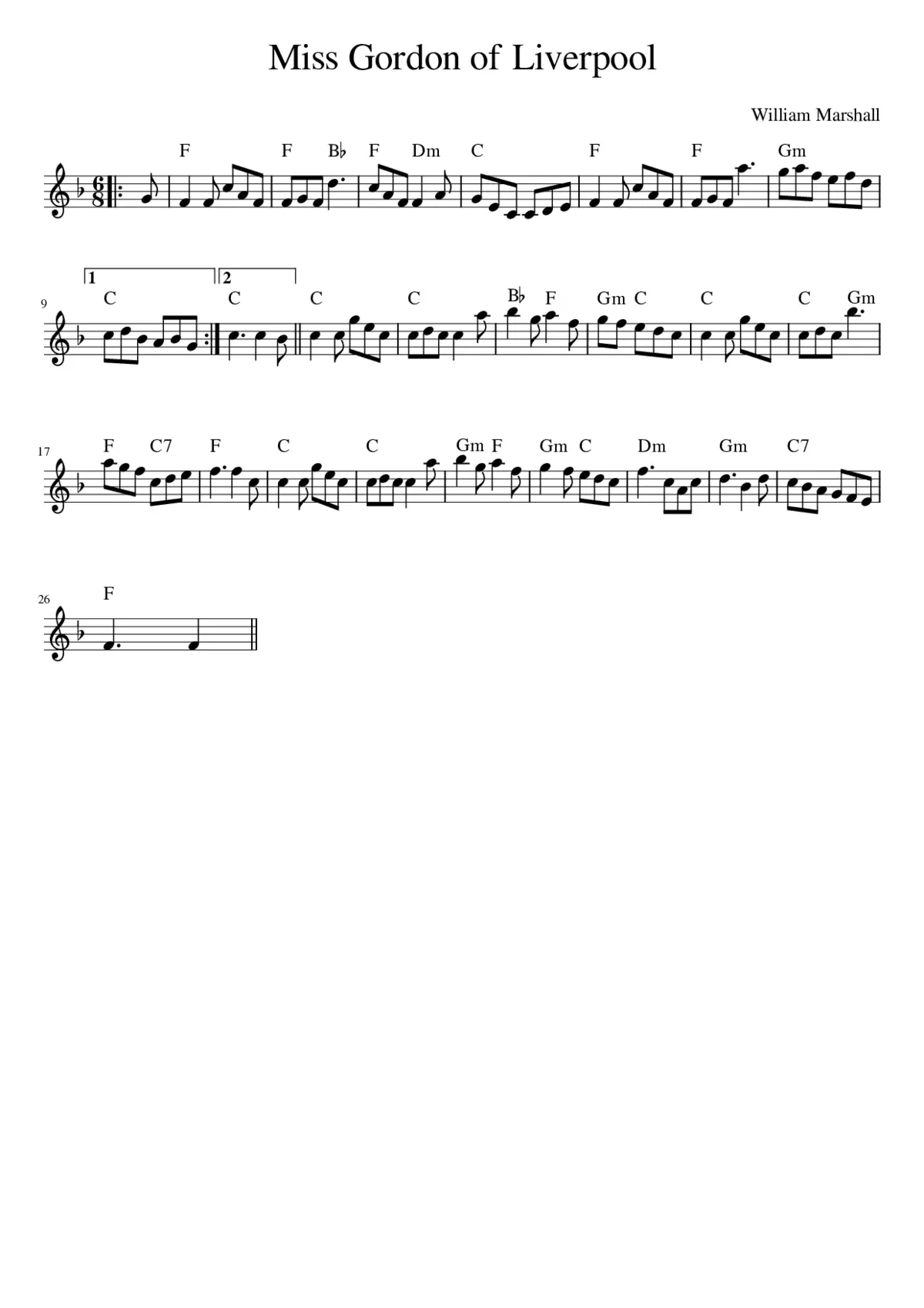 Miss Gordon of Liverpool - Page 1