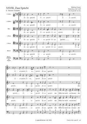 Zion spricht: der Herr hat mich verlassen