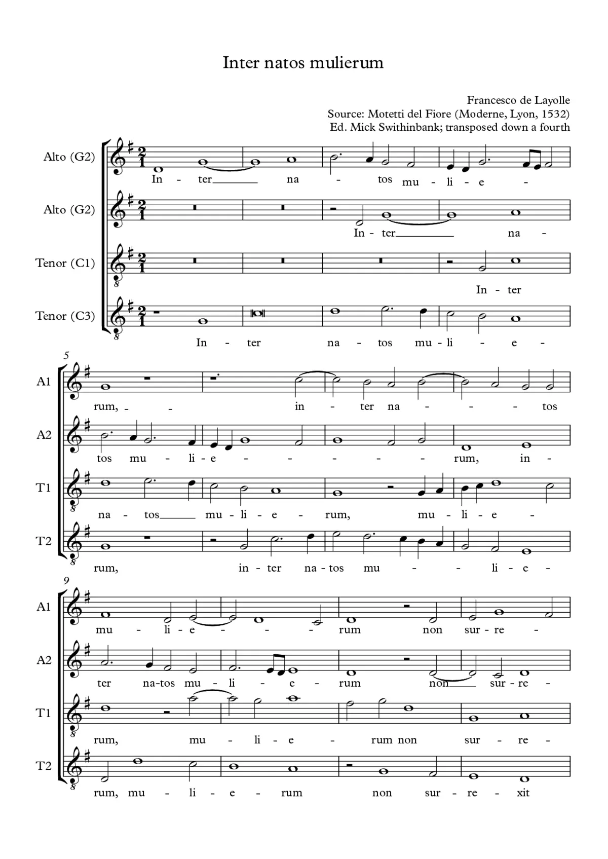 Inter natos mulierum - Page 1
