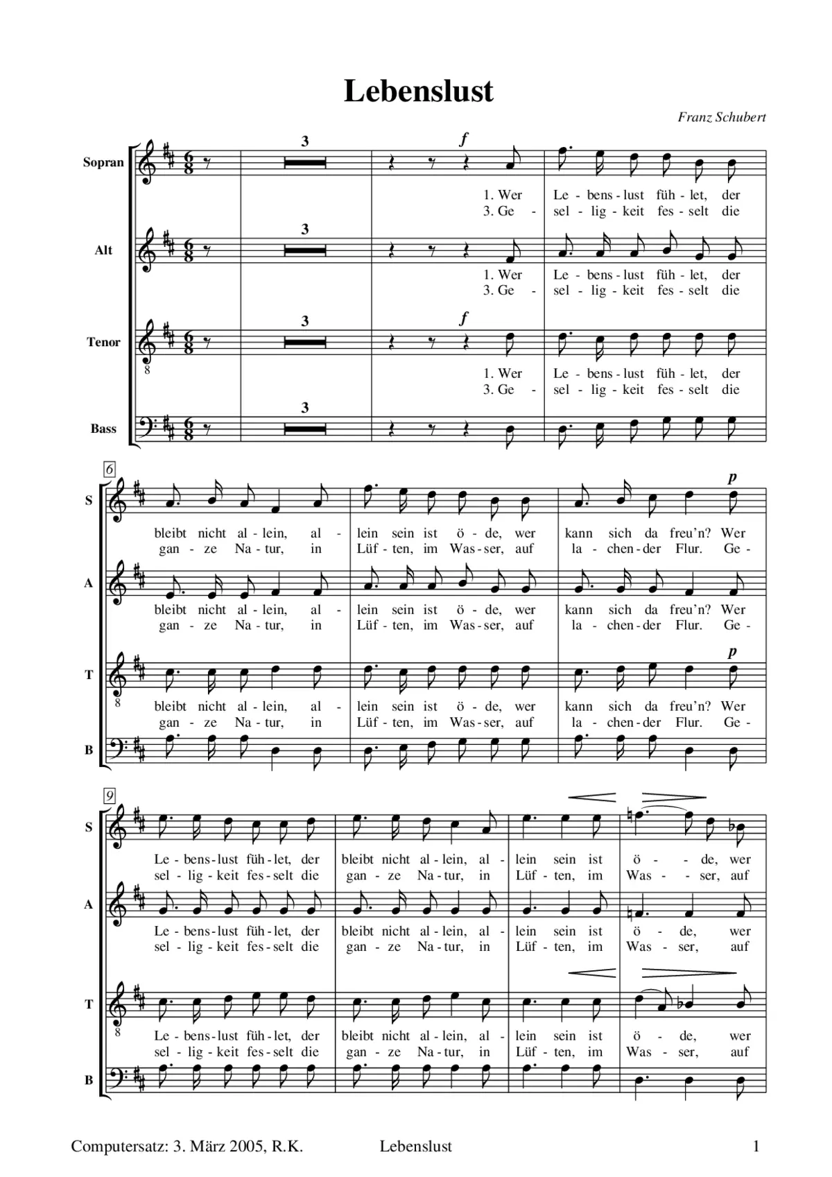 Lebenslust - Page 1