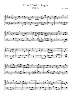 French Suite No.2 in C minor BWV 813