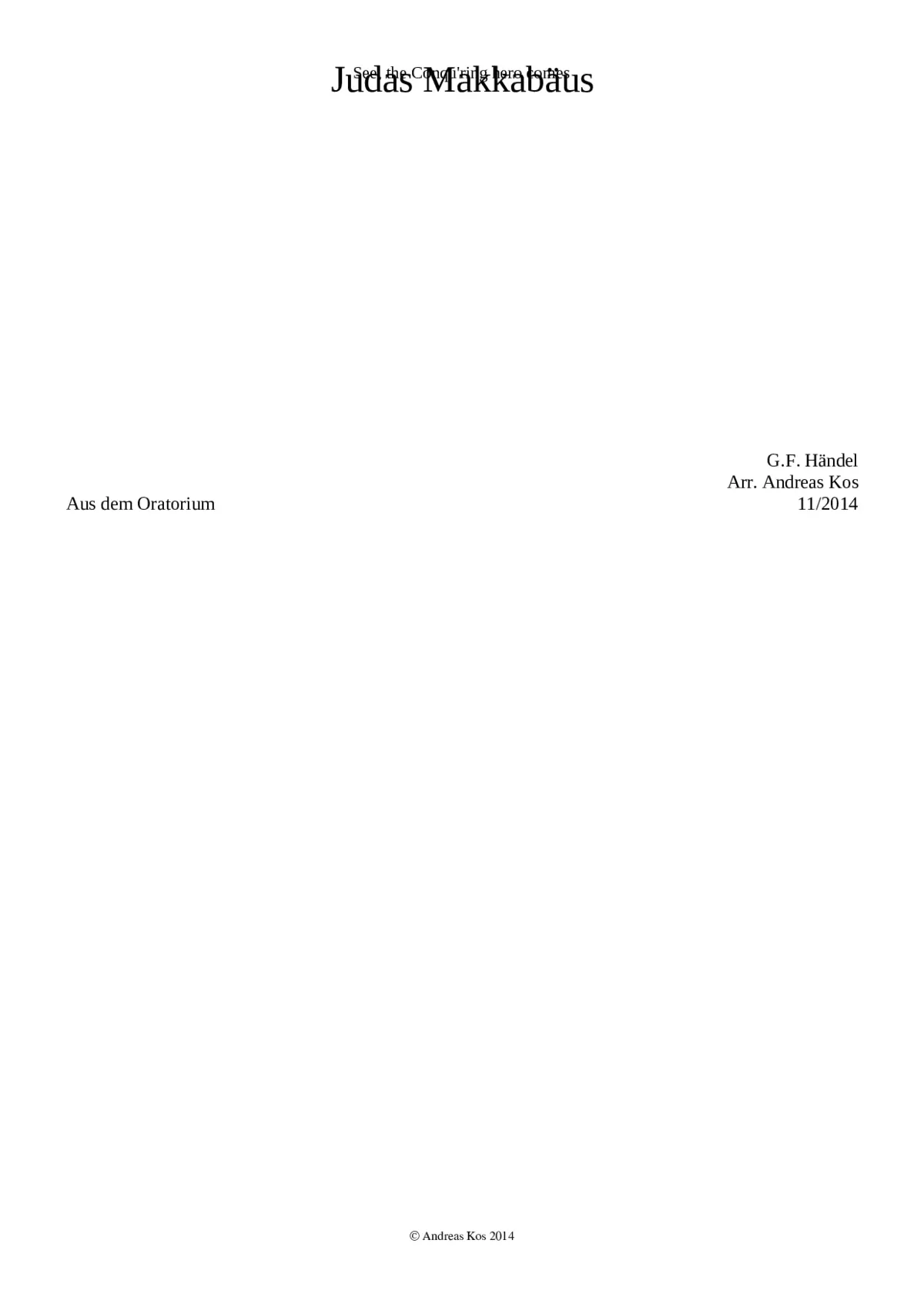 See the conquering hero comes - Page 1