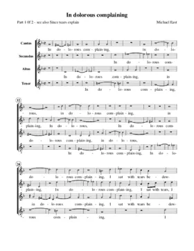 In dolorous complaining