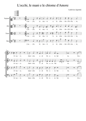L'occhi le mani e le chiome d'Amore