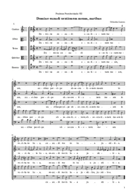 Domine exaudi orationem meam, auribus