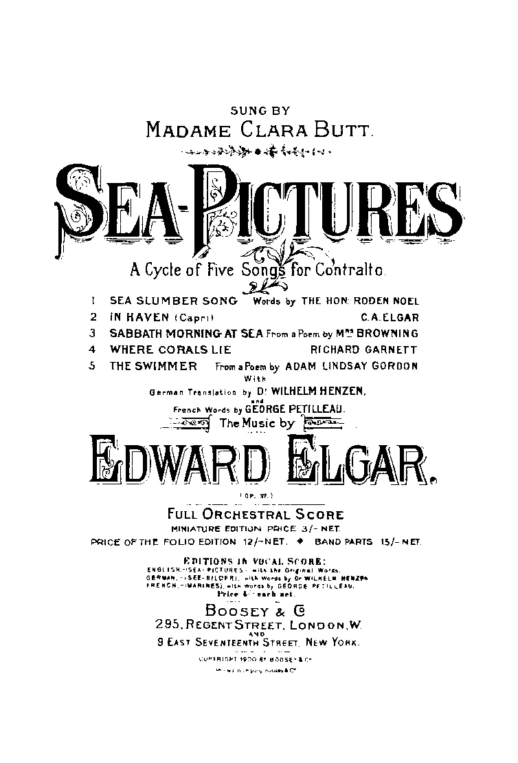 Sea Pictures - Page 1